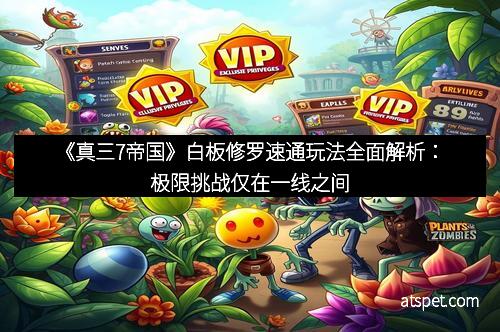 《真三7帝国》白板修罗速通玩法全面解析：极限挑战仅在一线之间